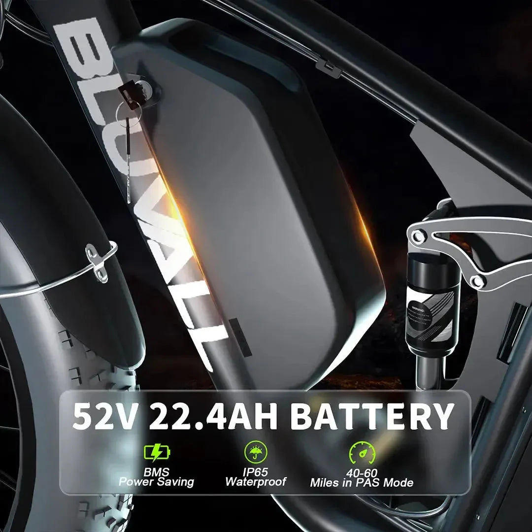 Bluvall V1 Fat Tyre Electric Bike