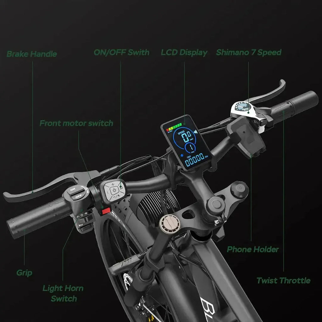 Bluvall V1 Fat Tyre Electric Bike