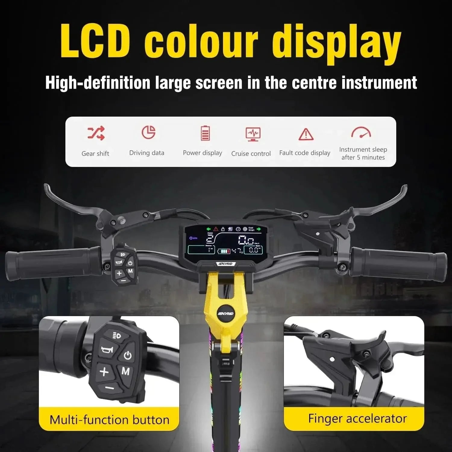 i ENYRID ES60 60 V 23 AH Electric Scooter